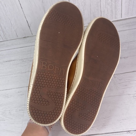 Born Brown Leather Sneakers in Womens Size 10 - Picture 7 of 9